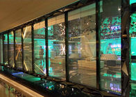 Tela de vidro transparente do diodo emissor de luz de 4500CD P3.91 500*1000mm