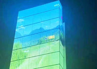 cor completa interativa inteligente de vidro transparente de tela conduzida da fase 3D