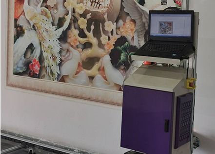 máquina imprimindo mural da parede da cabeça de impressão de 30sqm/H EPSON